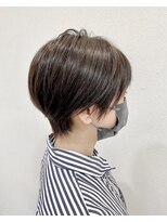 トゥルーブ バイ ファースト 富沢店(trove by first)&nbsp;襟足スッキリショート×モカブラウン