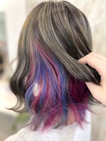 ラビス(Lovis)&nbsp;ミディアム/暗めカラー/デザインカラー/フェイスフレーミング