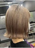 【WAVY】パールミルクティ×外ハネ