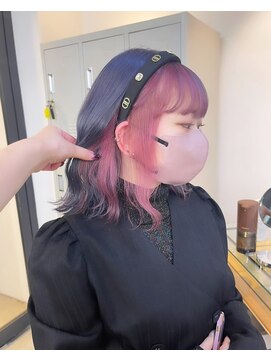 フラム 渋谷(flamme) ◇クリアピンク×ブルーラベンダー◇