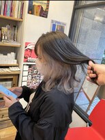 ヘアーワークス アンビエント(Hair works Ambient) 【ambient_hat】 インナーカラー ホワイトベージュ