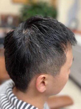 アポロカットステージ 相模大野店 アップバング/ツーブロックマッシュ<理容室>[メンズ/相模大野]