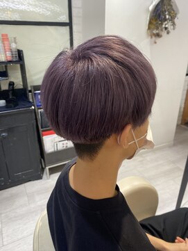 サロンドジョー(salon de joe) 【TAKUYA】ケアブリーチハイトーンシルバーラベンダー