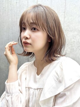 ザシー おおたかの森(The C) レイヤーボブ/小顔バング　まろやかベージュ