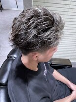 ヨシザワインク バンダイ(YOSHIZAWA Inc. BANDAI)&nbsp;メンズホワイトメッシュメンズ/男らしい髪型/清潔感メンズカット