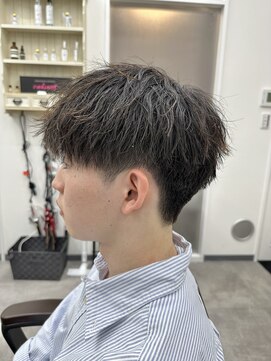 アオ(ao.) さっぱりショートマッシュ/アッシュブラック