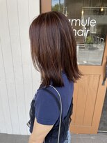 アムレヘアー(amule hair)&nbsp;【amule hair】切りっぱなしセミディ