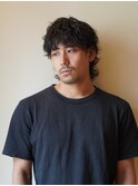 グランジヘア メンズウルフ メンズパーマ マッシュウルフ 銀座