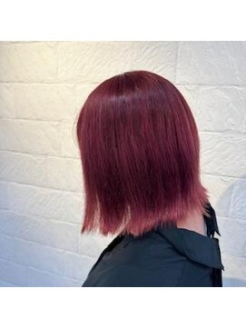 イーチ ヘアーアンドトータルビューティ(each hair&total beauty) ワインレッドカラー