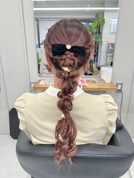 バルベストーキョーサウス(BARBES TOKYO SOUTH) お食事会ヘアスタイル【清板】