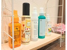 アカリ(akari)の雰囲気（厳選されたこだわりのヘアケアアイテムが沢山☆）