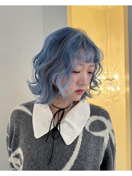 アルファバイオリカ(ALPHA by ORIKA) Blue×brown