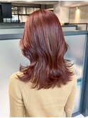 ミディアム美髪顔周りレイヤーくびれヘアくびれミディ_ba499131