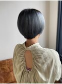 くすみブルーショート