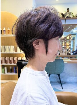 ロンド パルティール 大宮(Lond partir) ミニウルフレイヤーカット顔周りカット前髪カットショート/大宮
