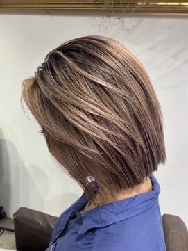 アルカナ 明治神宮前原宿(ARCANA) バレイヤージュ　ミルクティー　デザインカラー