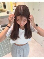 ネウィ 広島(newi)&nbsp;ブラウンベージュ/レイヤーカット/顔まわりカット/オリーブ