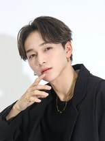 エデアンルクラ 下通(EDEAN Leclat)&nbsp;熊本ニュアンスセンターパート メンズパーマ ナチュラルヘア