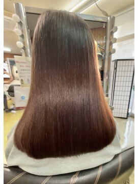 エルモア美容室 髪にドラマをカラー