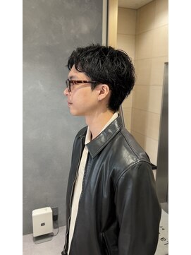 ソイデュエ 梅田(soi due) メンズニュアンスパーマ◎センターパート