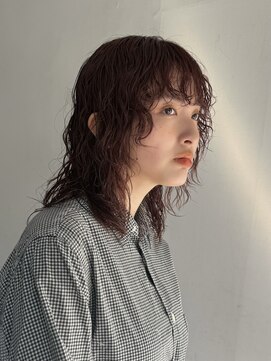 トリッカ 銀座(tricca) ミディアムパーマ/クセ毛風パーマ/ブラウン/パーマ/レイヤー