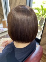 ルネッサンスヘアー ラファエロ(RAFFAELLO) ベージュブラウン 艶々グレーカラー Rトリートメント