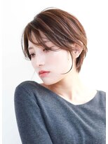 リル(Rire) 大人小顔ショートボブ耳かけ丸みくびれ30代40代50代