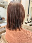 ウルフボブ 切りっぱなし レイヤーボブ