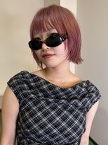 ロビー(LOBBY) high tone pink+layer Bob