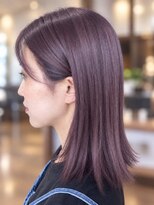ラポールヘアー(rapport hair) ぶどうカラー/ダブルカラー/ミディアム/30代40代50代/倉敷