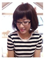 ヒマワリ(HIMAWARI)&nbsp;極潤トリートメント×くせ毛風ボブ