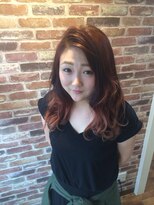 ヘアメイク オブジェ(hair make objet)&nbsp;秋色グラデーションカラー