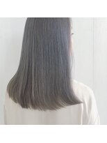 カッツヘアー(KATZHAIR) - - - イルミナカラーで透明感のあるグレイアッシュ- - -