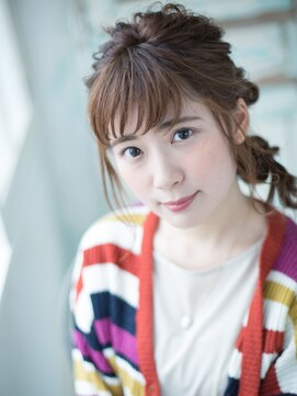 ヘアークラブ(HAIR CLUB) 流しあみこみアレンジ