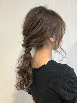 スティル ヘアアンドアイラッシュ(STILL hair&eyelash) 【STILLが叶える‥】王道モテ髮ポニーアレンジ☆