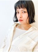 ☆暗髪　質感ボブ