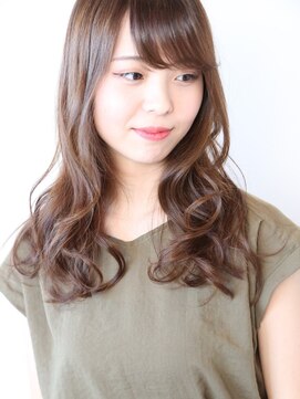 ポンテ 那珂川店(ponte) 【まき☆透明感、愛らしい大人な魅力Aラインパーマデザイン】