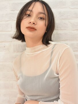 ラルマミット(lalma mit) 【原宿】ワンレンボブ　Sheer bangs 【前髪】