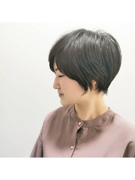フラッグ ヘアー 天神西通り店(Flag HAIR) 黒髪ショート