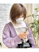 柔らかミルクティーボブ