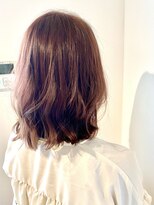 フレイムスヘアデザイン(FRAMES hair design) イルミナ☆チェリーピンク×グレージュ♪
