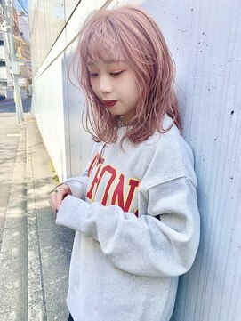 リタ(Lita) ☆ピンクベージュ ゆるウェーブ