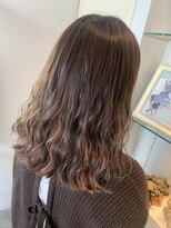 インク ヘアデザイン(incc hair design) ちらっと見えるインナーカラー♪