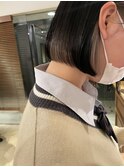ぱつっとボブ 切りっぱなしボブ ボブ