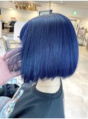 色落ちまで可愛い/色落ちはグレーに!サファイアブルー