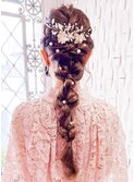 ヘアアレンジ×あみおろし