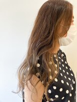 ビオトープ(Bio Top)&nbsp;フレーミングカラー×アッシュベージュ◎30代40代50代