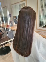 バサ 鷺ノ宮店(BASSA)&nbsp;【佐々木　スタイル】ダークブラウン×ツヤ髪スタイル