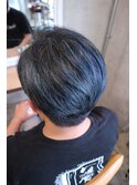【前川・小松】イケオジ風！インディゴブルーハイライト