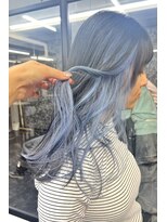 リア 大阪梅田(Ria)&nbsp;～インナーカラー　ペールブルー～　【Ria 大阪 梅田】